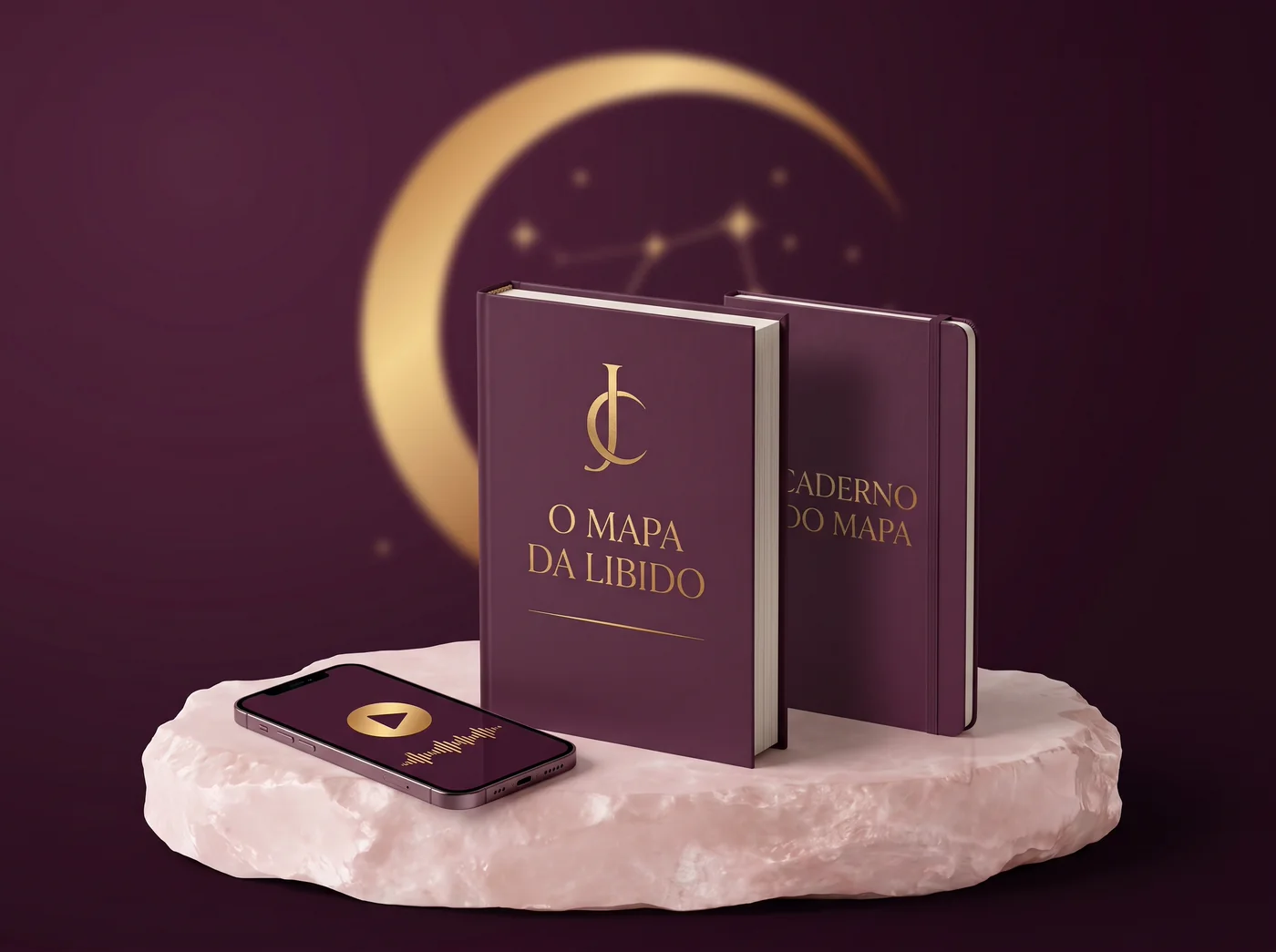 O Mapa da Libido: livro, Caderno do Mapa e prática em áudio